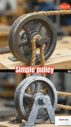 simple pulley system . #solidworks #3d #design #autocad #engineering #mechanicalengineering