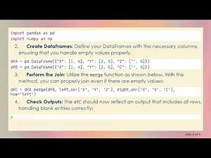 How to Handle Missing Values in DataFrame Joins with Pandas