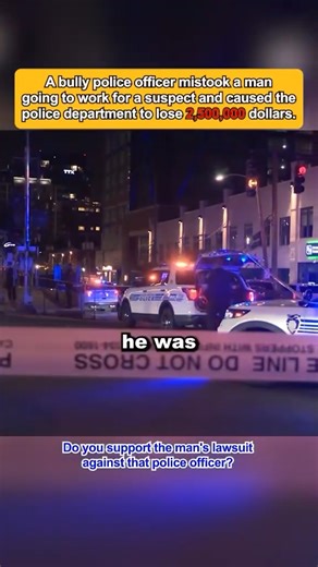 2.9K views | Aggressive Officer Wrongly Detains Innocent Worker — Ends Up Costing the Department $2.5 Million  Watch the full video in the first comment   | Racist Cops | Facebook