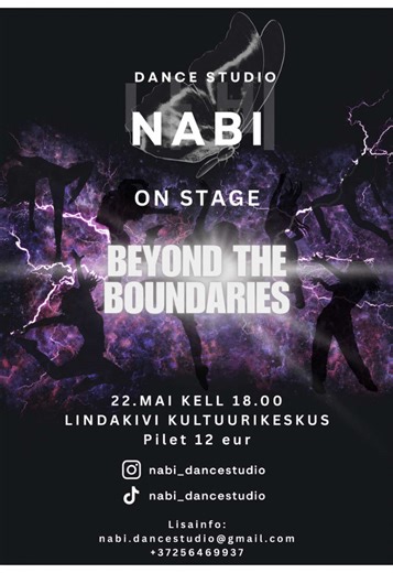 NABI on stage: Beyond the Boundaries ✨ More than just a K-pop cover concert. Energy, performances and moments you’ll remember long after the show ends. 📍 Lindakivi Kultuurikeskus 🗓 22.05.2026 ⏰ 18:00 🎟 12€ https://ticketshop.ee/et/events/107414 NABI on stage: Beyond the Boundaries ✨ Это больше, чем просто K-pop cover concert. Энергия, перформансы и моменты, которые хочется прожить вместе с нами. 📍 Lindakivi Kultuurikeskus 🗓 22.05.2026 ⏰ 18:00 🎟 Билет — 12€ https://ticketshop.ee/et/events/1
