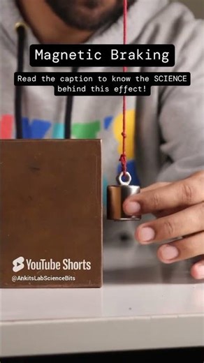 Magnetic Braking with Eddy currents ⚡️