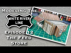 Scratch building a Corrugated Metal Building for a Model Railroad