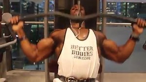 Musclemania Pro Ulisses stretches his wings! - Follow Ulisses - Visit www.musclemania.com | Musclemania