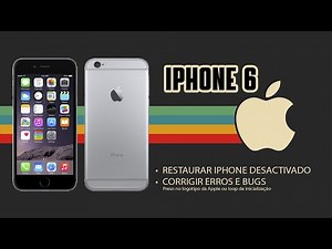 IPHONE 6 - Como Fazer o Flash usando 3uTools (Restaurar Iphone Desactivado ou Corrigir Erros e Bugs)