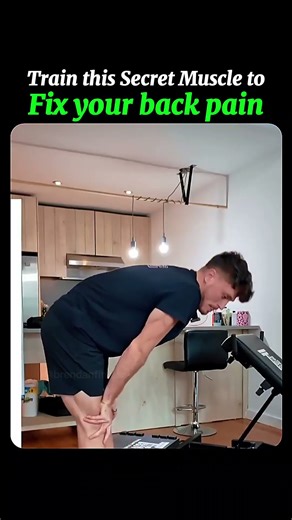 Train this Secret Muscle to Fix Your Back Pain #backpain #shorts #backpainrelief @lowbackability