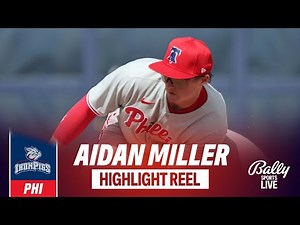 Phillies SS Aidan Miller 2025 Minor League Baseball Highlights | Bally Sports Live