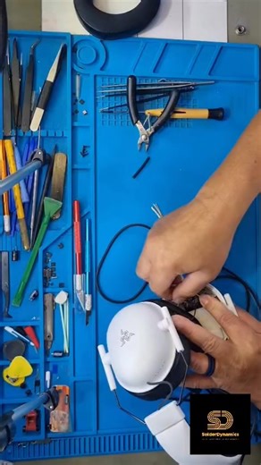 A quick RAZOR headset repair.  | SolderDynamics | Facebook