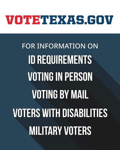 Know before you vote! Show them what you're made of, and vote like a Texan. Visit votetexas.gov to learn about voting requirements. 🗳 | Office of the Texas Secretary of State