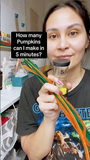 🎃 Making a Pipe Cleaner Pumpkin #craftingcommunity