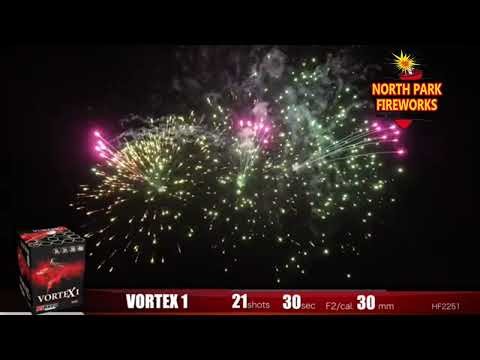 VORTEX 1 - 21 shots barrage by Riakeo Fireworks