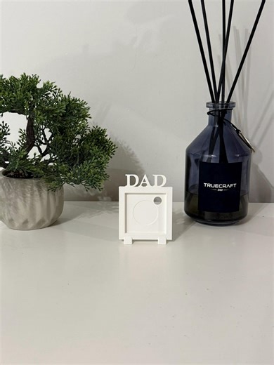 DAD Photo Frame STL | 3D Printable Magnetic Picture Holder - Etsy