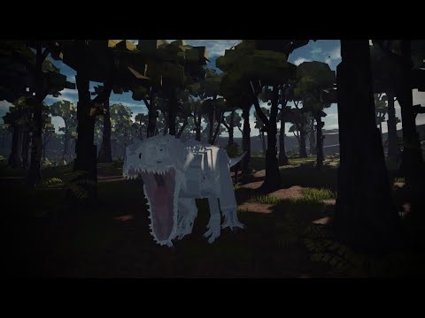 Indominus Rex Gameplay | Jurassic Blocky