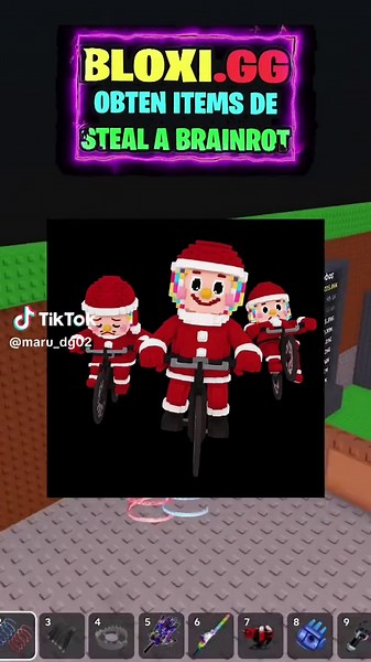 NUEVO SECRETO LOS CHRISTMAS BICICLETAS EN STEAL A BRAINROT #stealabrainrot #roblox