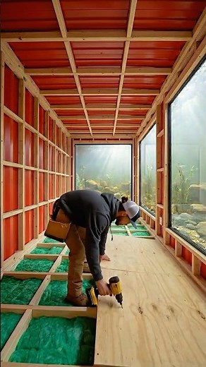 Building a Secret Underwater Container Room 🏠