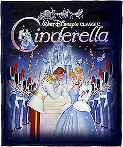 Northwest Cinderella Silk Touch Throw Blanket, 50" x 60", Cinderella Poster