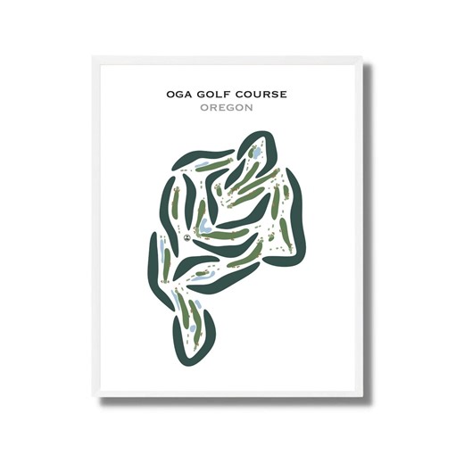 OGA Golf Course, Oregon | Golf Course Map, Golf Map, Golfer Gift for Him, Scorecard Layout, Golfer Boyfriend Gift, Art Print Decor - Etsy Canada