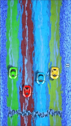 🏎️ Color Lane Race Challenge! 🚗💨 Who Will Win? #games #stickman #gaming #gameplay #funny