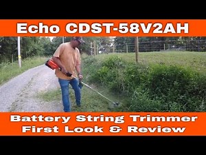 Echo CDST-58V2AH Battery String Trimmer First Look And Review #209