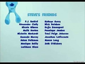 Blue’s Clues - Blue’s Big Holiday VHS Closing Credits (2001)