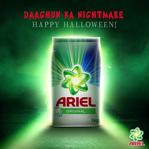 31K views · 995 reactions | Enjoy a stain-free halloween because Ariel is here to take care of all the scary monsters! #ArielBlueBlue #happyhalloween | Ariel Pakistan | Facebook