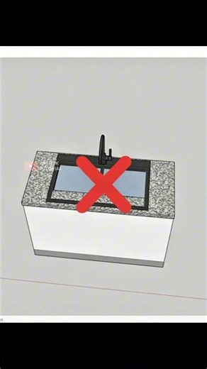 tutorial sketchup pemula: sink kitchen set #belajarsketchup