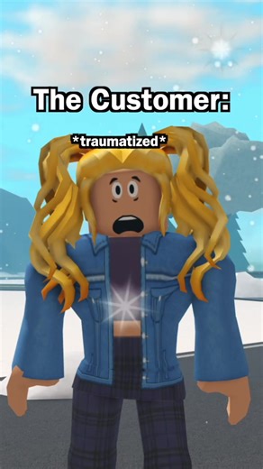 I think I traumatized a customer… #bloxburg #roblox #bloxburgupdate #welcometobloxburg #explore @Welcome to Bloxburg