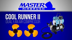 Watch Master Airbrush Cool Runner II Tank Compressor | TC-326T on Amazon Live