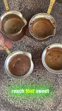 Making Authentic Turkish Sand Coffee: The Ultimate Ritual ☕️⏳ istabul Turkey #travel #turkey