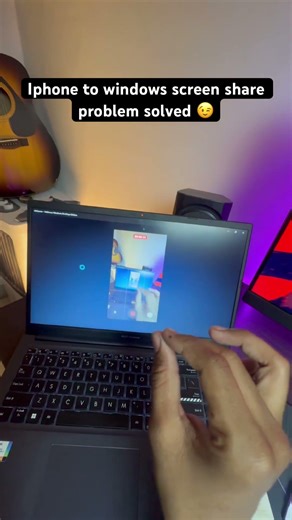 iPhone to windows honest solution 😉#screenshare #iphone #iphonetowindows #technology
