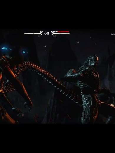 Mortal Kombat XL: ALIEN VS KITANA - X Ray Scene