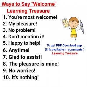 Different ways to say welcome Learning daily English #dailyuseenglishsentences #englishspeakingcourse | Learning Treasure