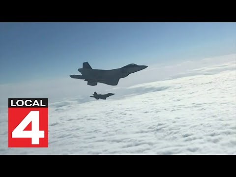 Audio released from cockpit of F-22 Raptor that shot down unidentified object over Lake Huron