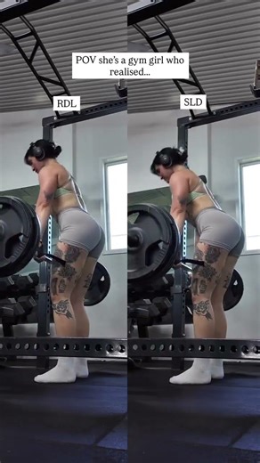 RDL vs SLD which one actually builds glutes #fitness #gluteworkout #legday