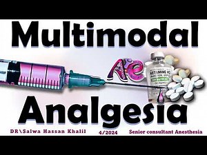 MMA Multimodal analgesia strategy & How To Stop Post operative Pain?