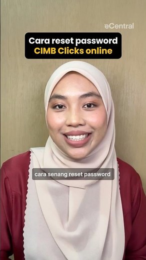 Cara Reset Password CIMB Online Banking
