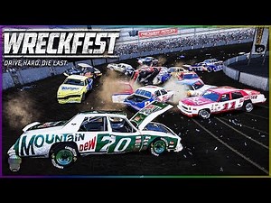 NASCAR CRASH ALLEY CARNAGE! | Wreckfest | NASCAR Legends Mod