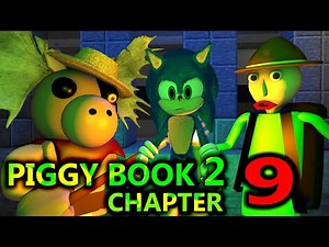 NEW PIGGY BOOK 2 CHAPTER 9 X BALDI SONIC MARIO! Minecraft CHALLENGE Roblox Animation