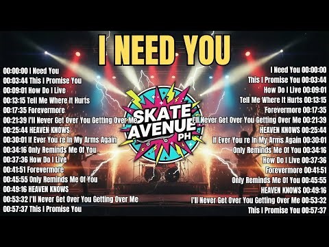 Skate Avenue PH - I Need You Rock Cover Non-Stop Lyrics Playlist - New Year Songs Playlist 2026