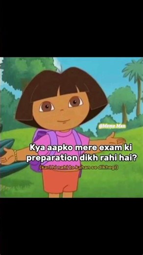 Study Meme🤣 # mememan #study #shorts #shortsfeed #funny #joke #dora #subscribe #comment #like #share