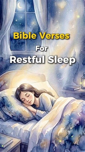 ✨ Find Deep Peace: 3 Bible Verses for Restful Sleep 🌙 #Shorts #bible #NightPrayer