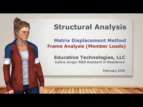 SA50: Matrix Displacement Method: Frame Analysis (Member Loads)