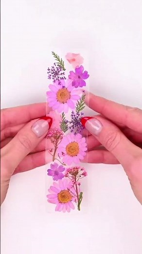 Pressed Flower Bookmarks 🌸