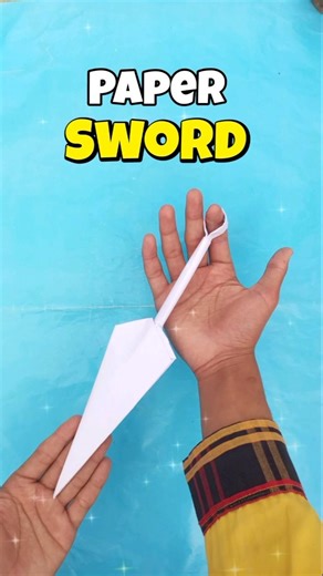 How to Make Paper Sword 😱 | #shorts #sword