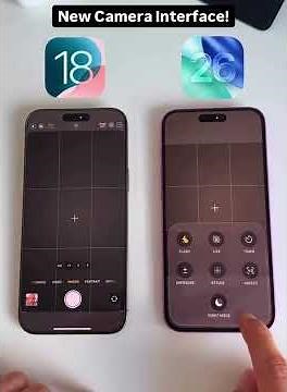 iOS 18 vs iOS 26 in 1 Minute: New Features You Must See!