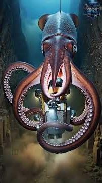 Giant Squid Attacks an Underwater Drone | Deep Sea Encounter (Cinematic AI Documentary)