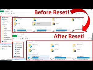 What files get deleted after resetting windows 10