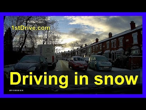 How to drive in snow UK