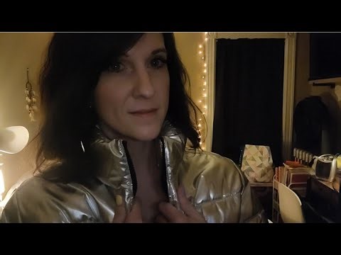 ASMR With A Shiny Puffer Jacket ❤️