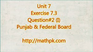 P-Math Class 9-Unit 7-Ex. 7.3-Q.2 (1)