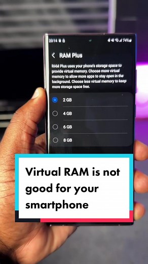 Smartphone Tips: How to Turn Off Virtual RAM and Improve Performance